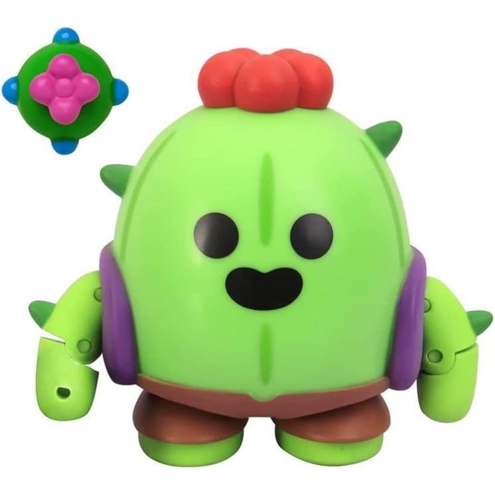 Brawl Stars Spike the Cactus Flower Fighter Plant Brawler Action Figure PMI International