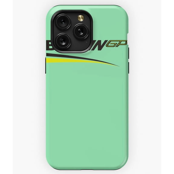 Brawn GP Formula One Team Racing Logo Graphic A1117 Phone Case for iPhone 11 to 17 Pro Max
