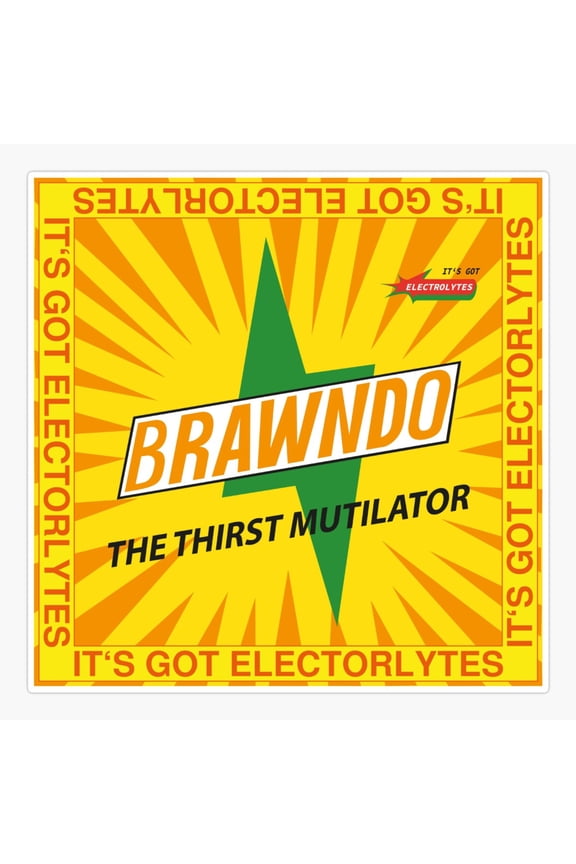 Brawndo Er, Phone Decal Water Bottle Stickers Car Decals, Funny Birthday Gift