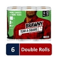 thumbnail image 1 of Brawny Tear-A-Square Paper Towels, White, 6 Double Rolls new, 1 of 10