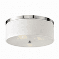 thumbnail image 1 of Braxton 20 Inch Round White and Nickel Flush Mount, 1 of 2
