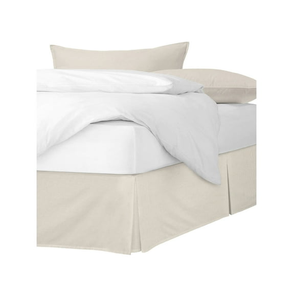 Braxton Natural Platform Bed Skirt King 15" Drop