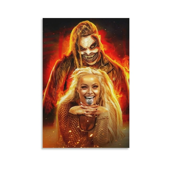 Bray Wyatt Poster, Canvas Wall Hanging Art Painting, Artwork Print for Home Decor Bedroom Living Room Dorm, Unframe
