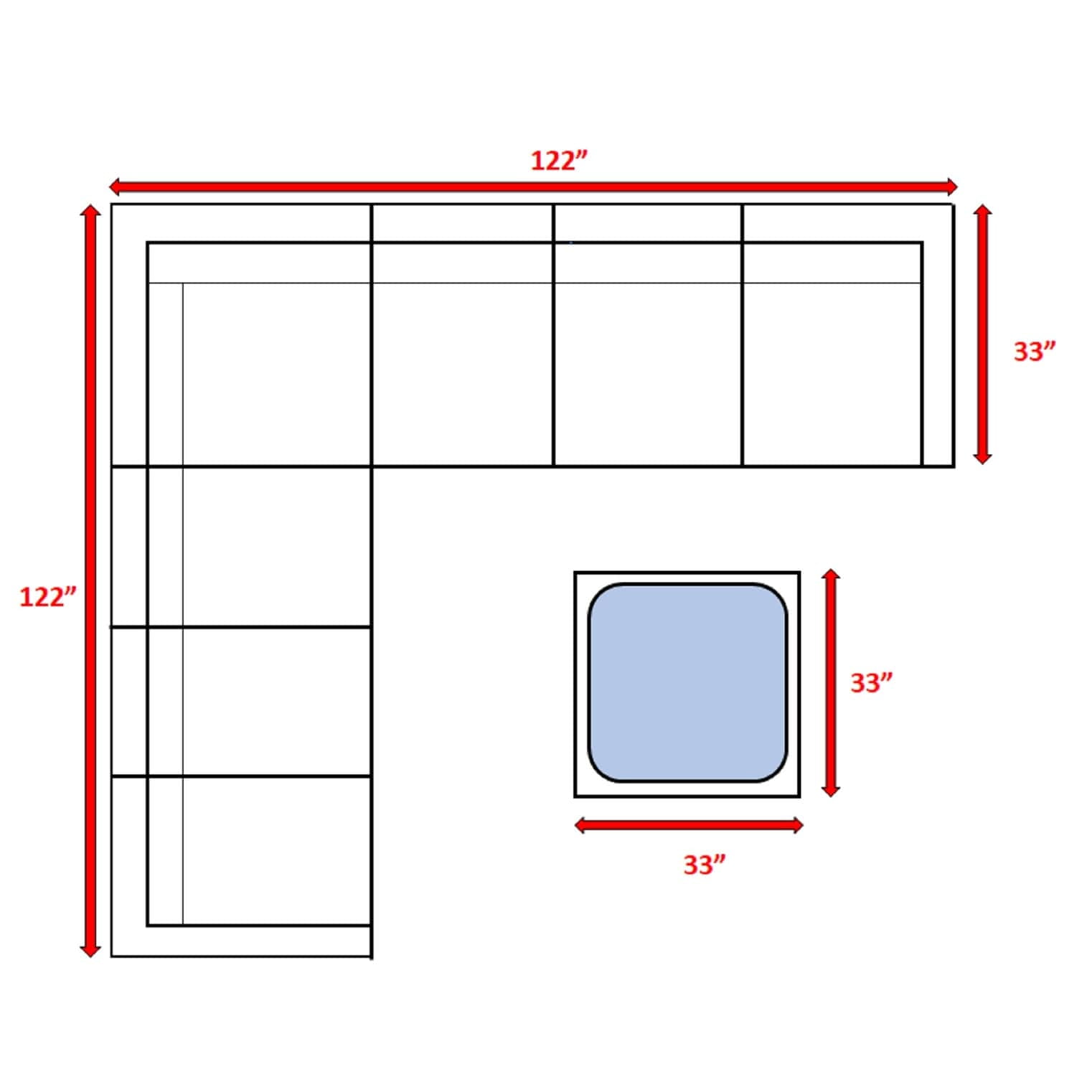 Brayden Studio Pierson Patio Sectional with Cushions