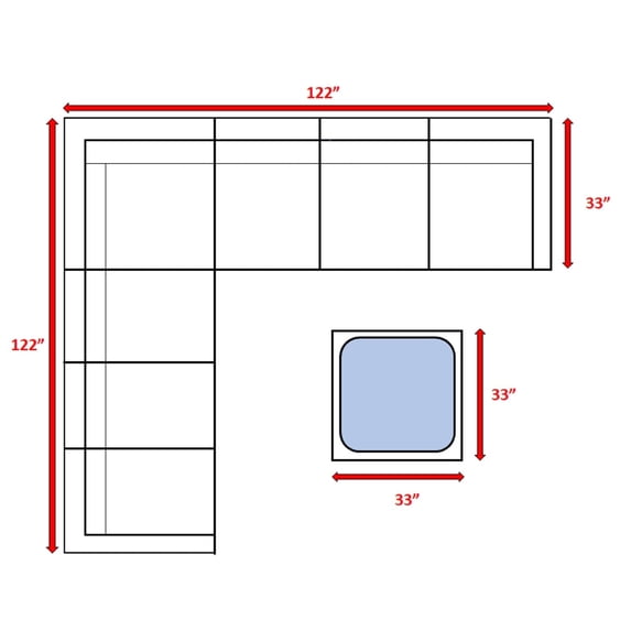 Brayden Studio Pierson Patio Sectional with Cushions