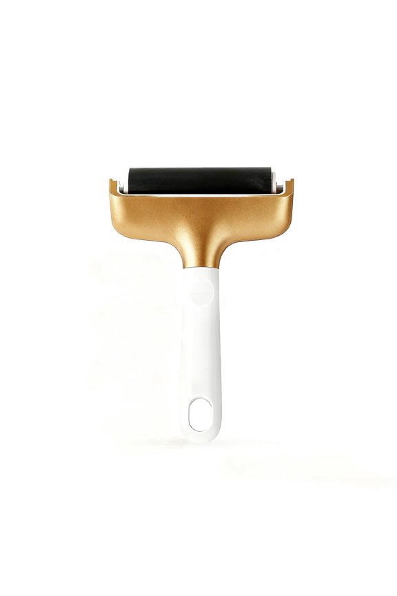 Brayer Roller for Cricut/Silhouette/Brother Crafting Printmaking Fabric Crafting and T-Shirts Heat Transfer Projects(Gold)