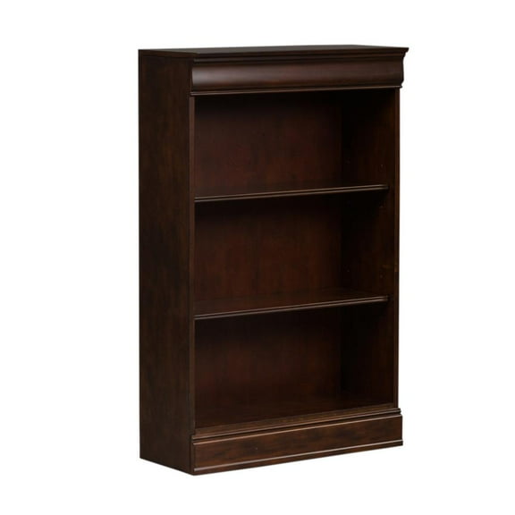 Brayton Manor Dark Brown Jr Executive 48 Inch Bookcase (RTA)