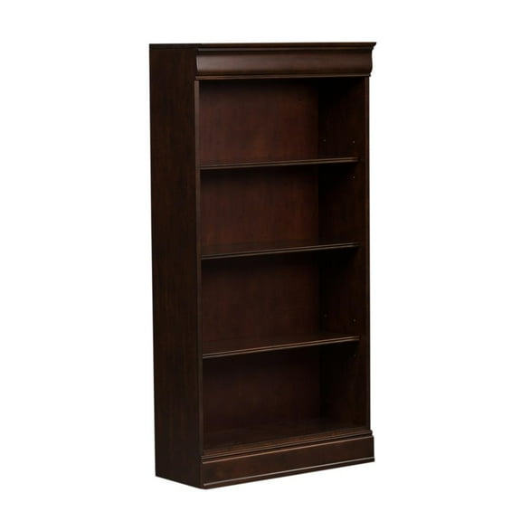 Brayton Manor Dark Brown Jr Executive 60 Inch Bookcase (RTA)