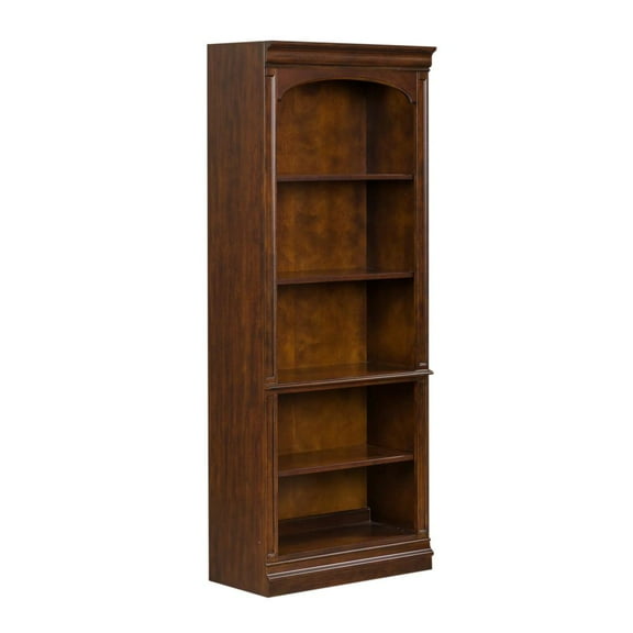 Brayton Manor Dark Brown Jr Executive Open Bookcase