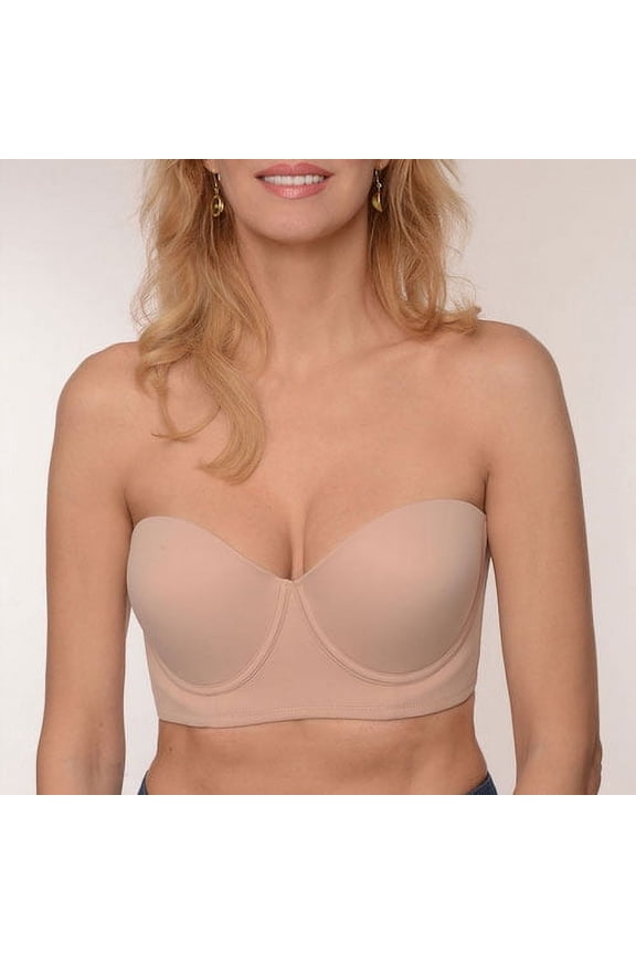 Backless Freedom Bustier Strapless Underwire Bra, Size 1