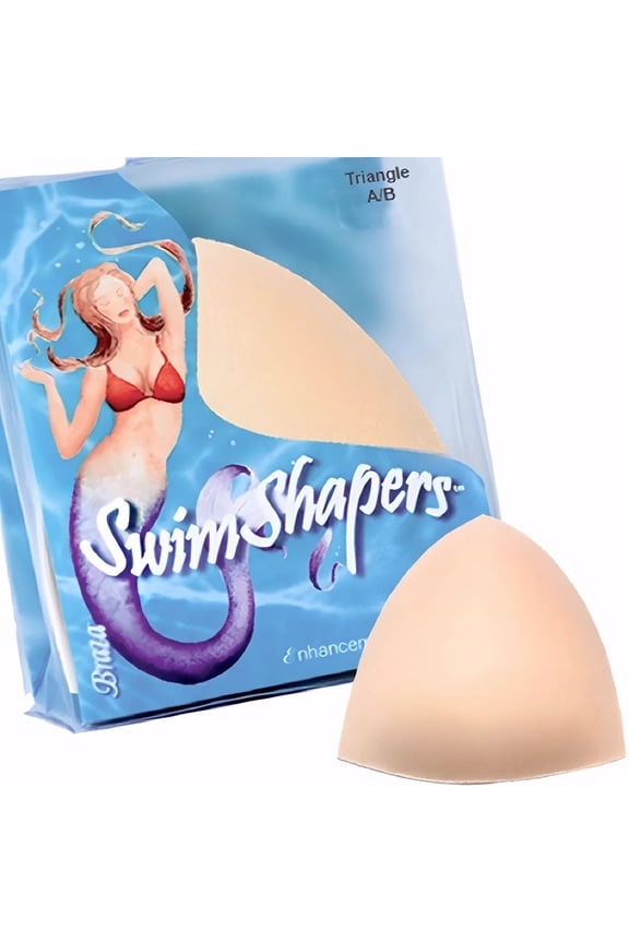 Swim Shapers - Triangle Enhancement Pads, Beige, Size C/D