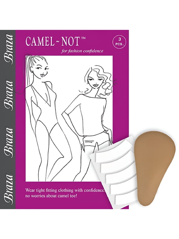 Camel-Not Camel Toe Cover Foam Inserts, Brown, One Size