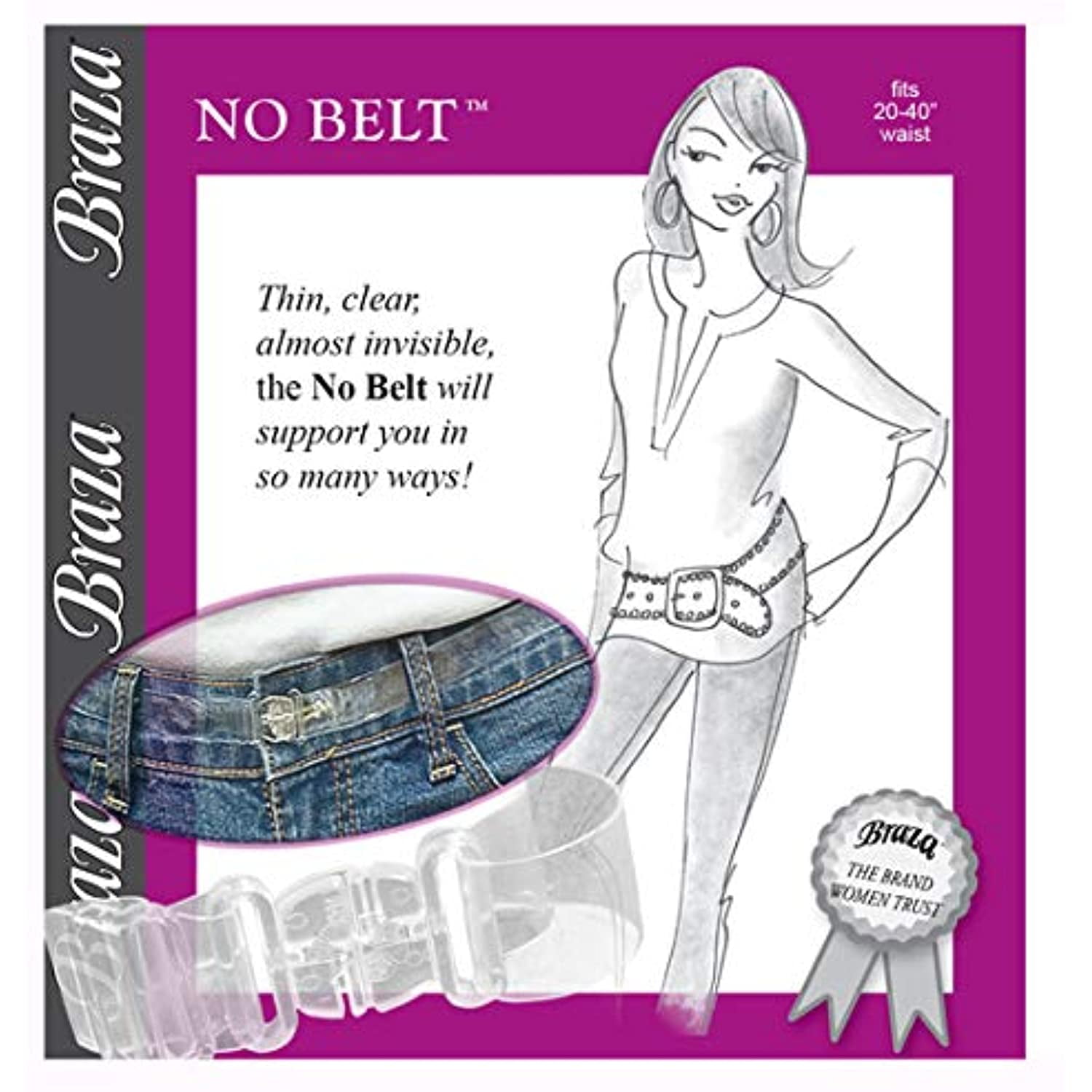 Clear womens belt sale