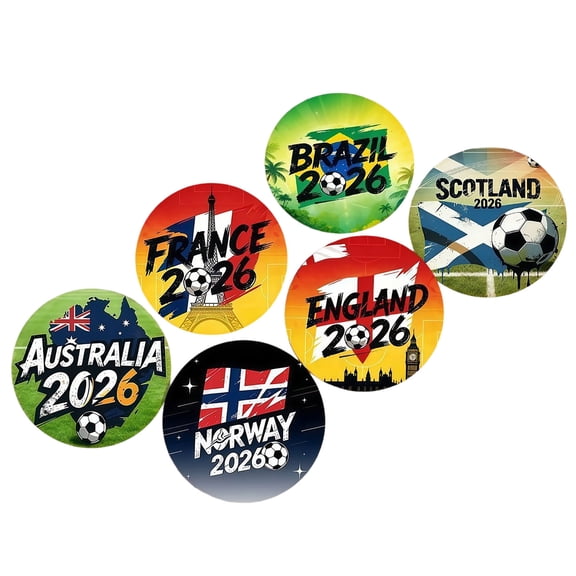 Brazil 2026 Soccer Coaster, Non-Slip Ceramic Drink Mat with Cork Back, Themed Cup Protector for Home Bar Office Decor, Gift for Football Fans (98 chars)