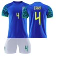 Brazil Away Match Kit Neymar 10 ShortSleeve Jersey & Shorts (3Piece