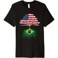 thumbnail image 1 of Brazil Brasil Roots American Grown Shirt For Men Women Kids, 1 of 4