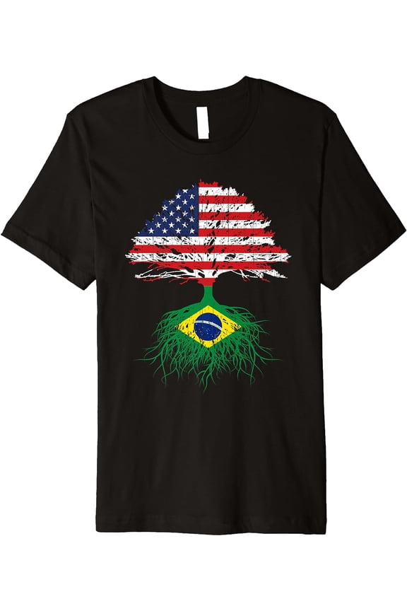 Brazil Brasil Roots American Grown Shirt For Men Women Kids