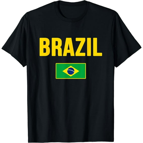 Brazil Brazilian Flag Brasil Bandera Bandeira T-Shirt