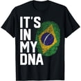 thumbnail image 1 of Brazil Brazilian Flag Heritage T-Shirt, 1 of 4