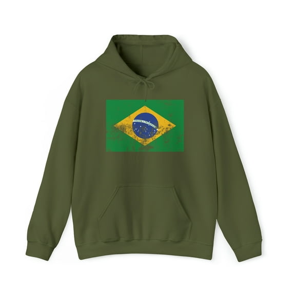 Brazil Brazilian Flag Pride Hoodie, Gifts, Hooded Sweatshirt