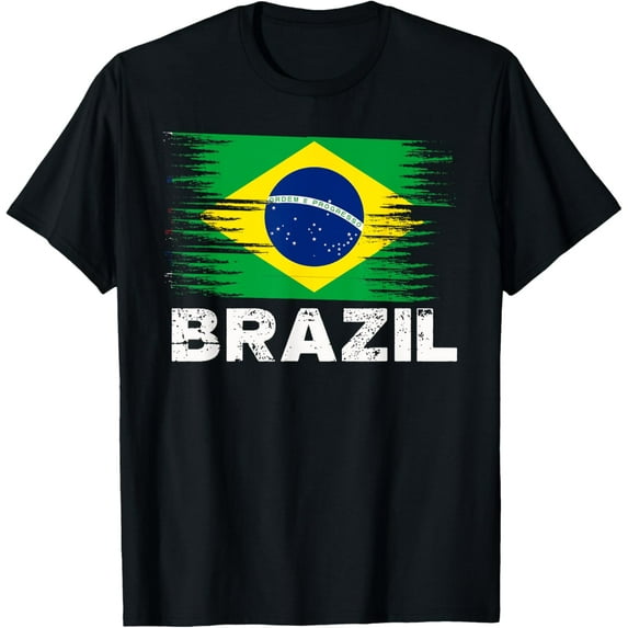 Brazil - Brazilian Flag | Sports Soccer Football Gift T-Shirt