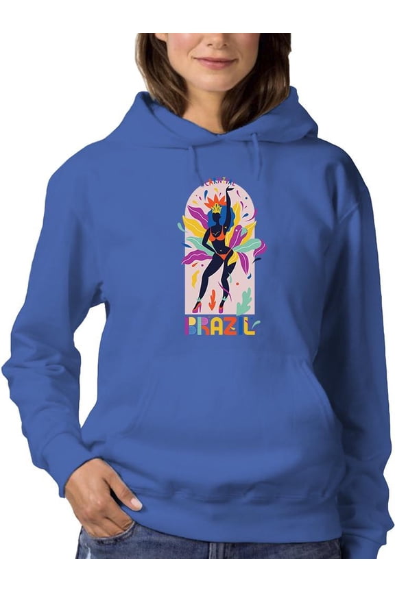 Brazil Carnival 90'S Style Hoodie Women - Women Hoodie, 5XL