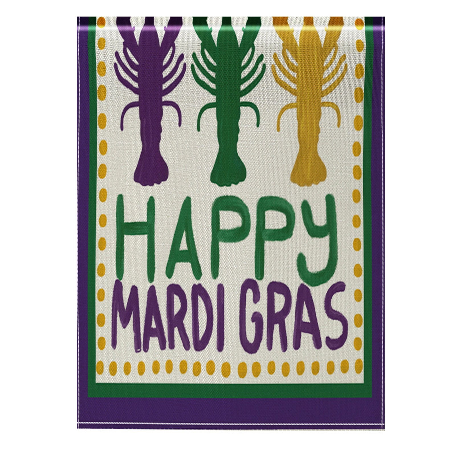 Brazil Carnival Decoration Holiday Printed Table Flag Linen Breathable