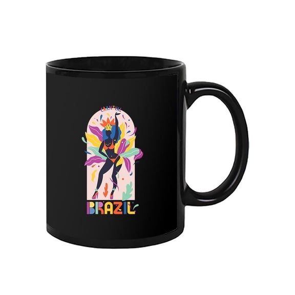 Brazil Carnival Illustration Mug - Image by Shutterstock,