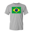 thumbnail image 1 of Brazil Country Flag Adult DT T-Shirt Tee, 1 of 2