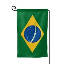 Brazil Flag Garden Flag Double Sided Flags with Vivid Color for Yard Lawn Garden Decor 12.5 x18 Inch Square