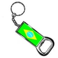 thumbnail image 1 of Brazil Flag Keychain Key Chain Ring Bottle Bottlecap Opener, 1 of 1