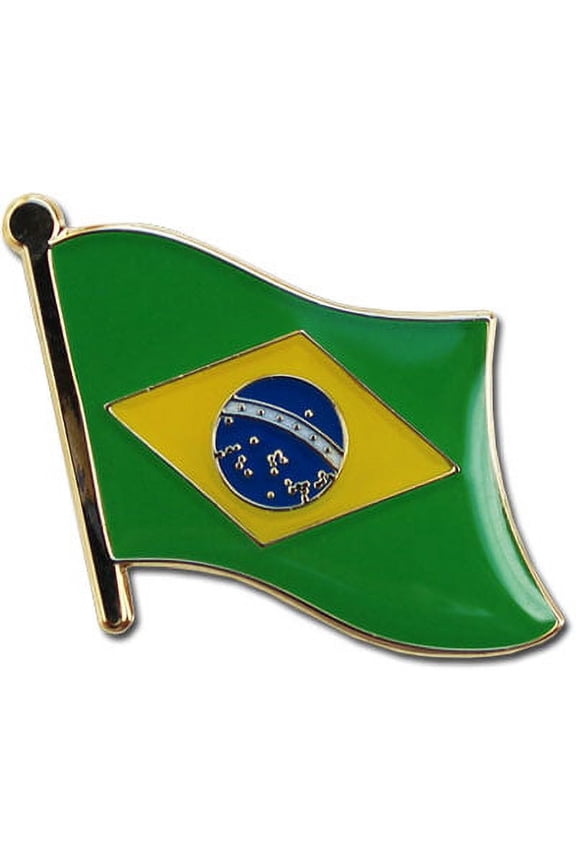 Brazil Flag Lapel Pin
