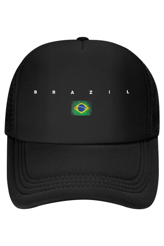 Brazil Flag Pride Vintage /Retro Soccer Brazilian Football Baseball Cap
