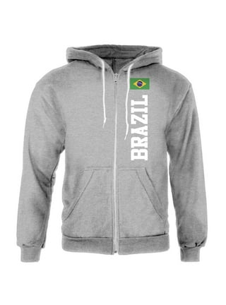 Brazil Women's Fleece Pullover Hoodie.