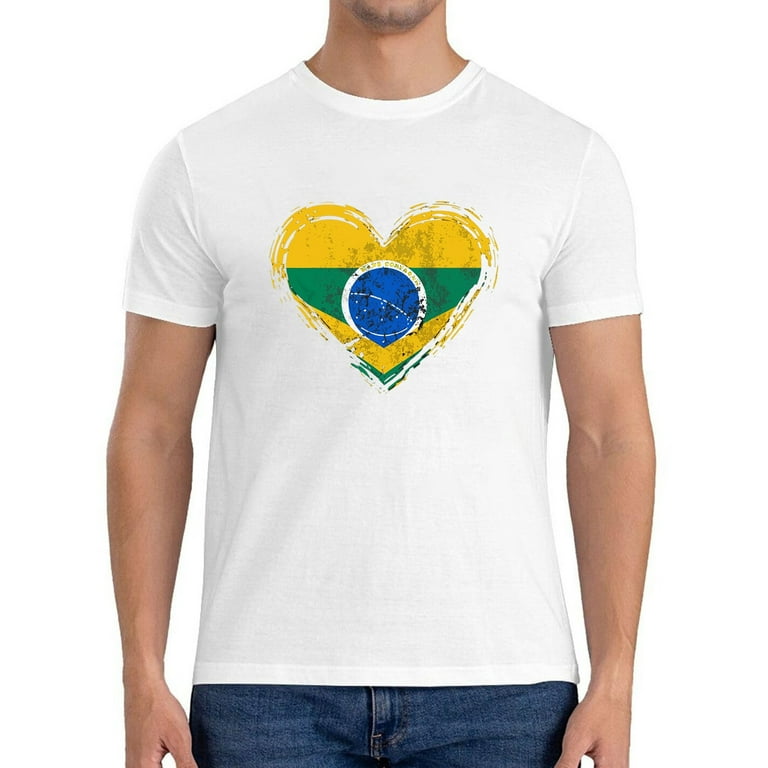 Vintage Brazil T-Shirt Retro Brazilian Flag Shirt Brasil Tee Vintage Brazil T-Shirt Retro Brazilian Flag Shirt Brasil Tee
