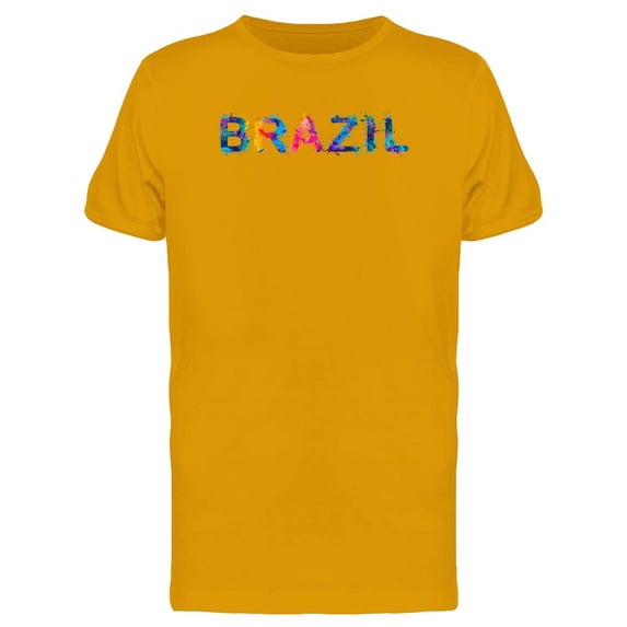 Brazil In Color Paint Tee Men's -Image by Shutterstock