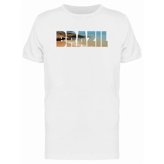 Brazil Lovers Cool Quote Tee Men's -Image by Shutterstock