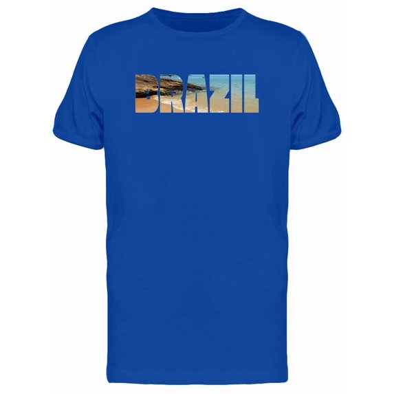 Brazil Lovers Cool Quote Tee Men's -Image by Shutterstock