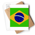 thumbnail image 1 of Brazil National Flag South America Country Postcards Envelopes Blank Note Cards Mailing, 1 of 4