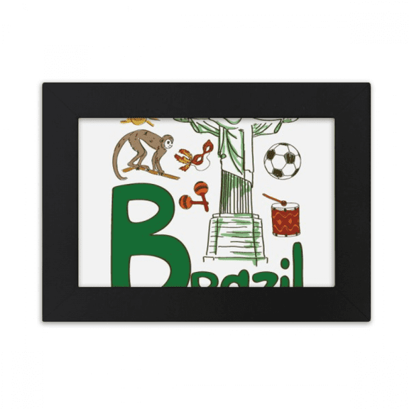 Brazil National symbol Landmark Pattern Desktop Photo Frame Ornaments Picture Art Painting