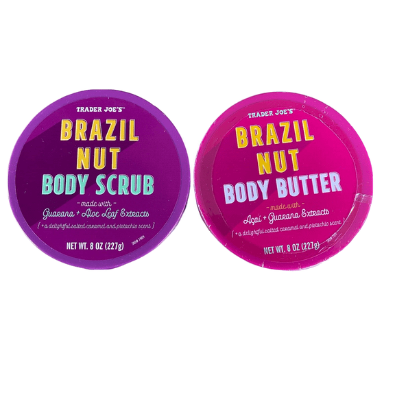 Brazil Nut Body Butter & Body Scrub Set Limited Edition 227g All Skin Types