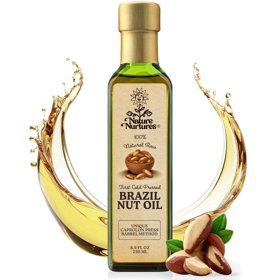 Brazil Nut Oil for Cooking | Raw First Cold Pressed | Single Press Below 30C | Unrefined | Made in USA