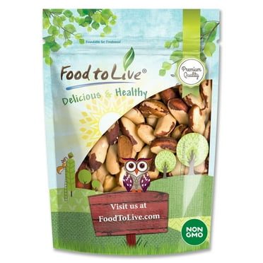 Brazil Nuts, Non-GMO Verified, 3 Pounds — Kosher, Raw, Vegan — by Food to Live