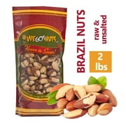 Brazil Nuts - Raw, Whole, Shelled, Raw, Natural 2 Pounds