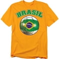 thumbnail image 1 of Brazil T-Shirt Unisex Graphic Tee For Men & Women, 1 of 7