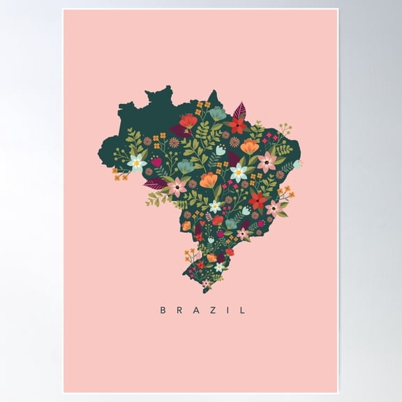 Brazil Poster, 24x36 UNFRAMED