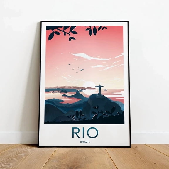 Brazil Rio Traditional Travel Poster Art Home Decor Vintage Gift Living Room Dercor
