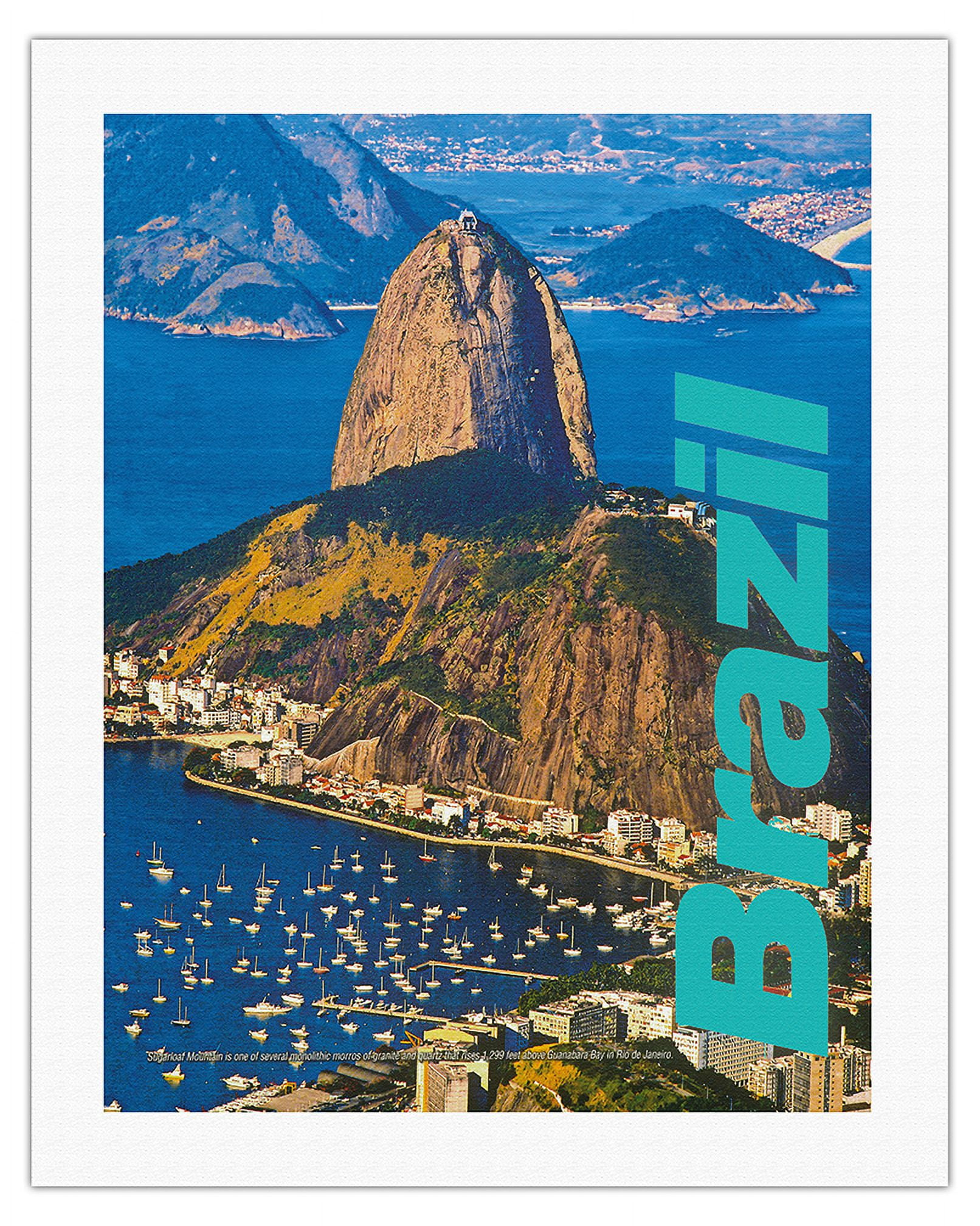 Brazil - Rio de Janeiro - Sugarloaf Mountain - Vintage Airline