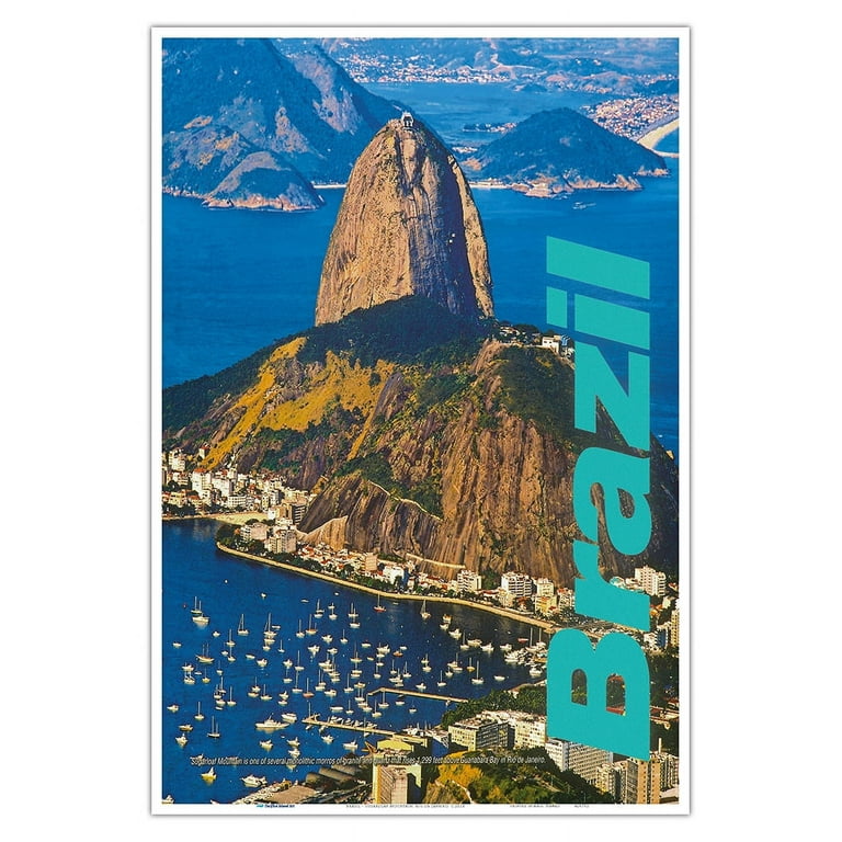 Brazil - Rio de Janeiro - Sugarloaf Mountain - Vintage Airline