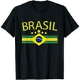 thumbnail image 1 of Brazil Shirt National Flag Soccer Football Brazilian T-Shirt, 1 of 3